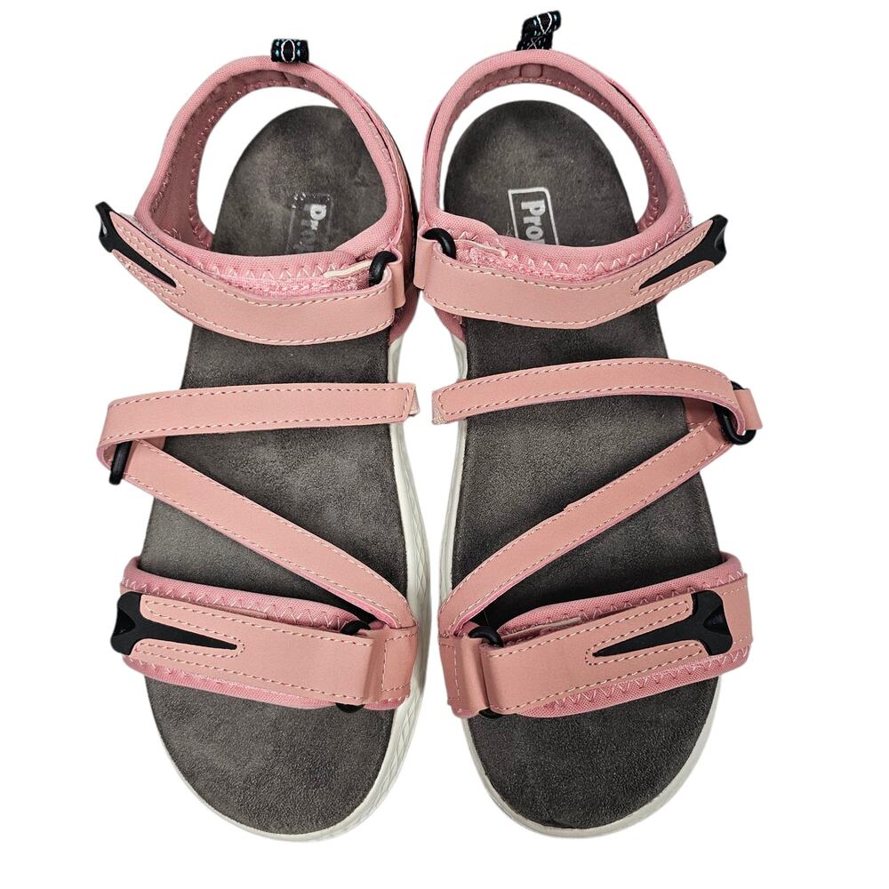 Propét TravelActiv XC Women's Strappy Pink Walking Sandals NWOT Size 9 N (AA)